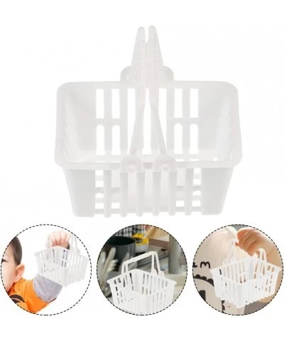 12pcs Mini Shopping Basket Small Plastic Supermarket Shopping Baskets with Handles for Storage Toys Kids Party Favors White $...