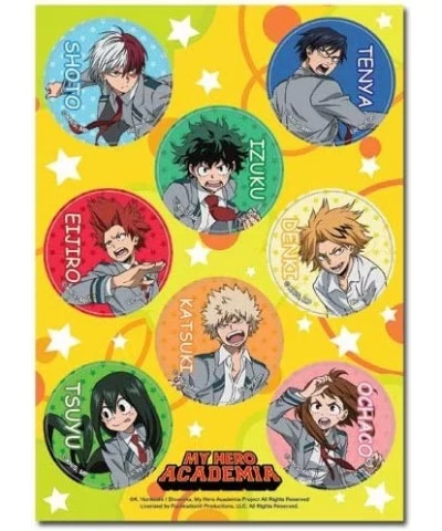 My Hero Academia- Group Uniform Sticker Set 5"X7 $18.81 Kids' Stickers