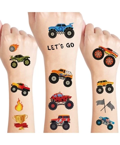 510 Pieces Truck Temporary Tattoo Truck And Cars Temporary Tattoo Truck Party Supplies For Kids Sticker Truck Party Favor Dec...