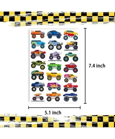 510 Pieces Truck Temporary Tattoo Truck And Cars Temporary Tattoo Truck Party Supplies For Kids Sticker Truck Party Favor Dec...