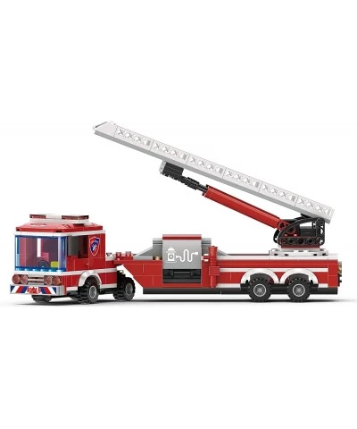 Fire Truck Building Block Set Fire Fighter Building Blocks (Extended Ladder Firetruck) 294 Pieces $42.52 Toy Building Sets