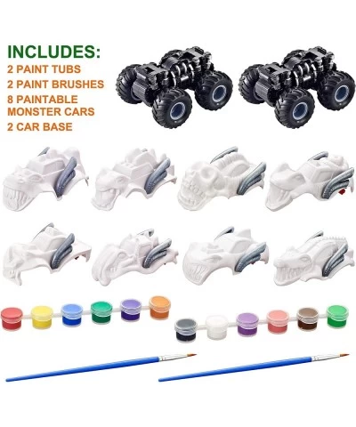 Kids Craft Kit Build & Paint Your Own Monster Car Art & Craft Kit DIY Toy Set Make Your Own Monster Friction Powered Truck Ch...