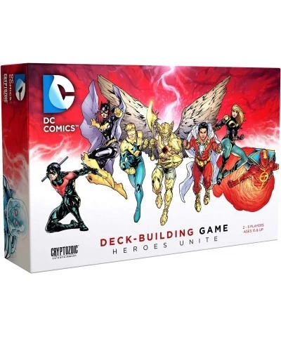 DC Deck-Building Game: Heroes Unite- Play as Hawkman Nightwing and Bat Girl from the DC Multiverse- Super Hero Board Game- Fo...