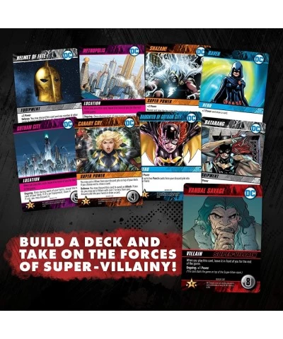 DC Deck-Building Game: Heroes Unite- Play as Hawkman Nightwing and Bat Girl from the DC Multiverse- Super Hero Board Game- Fo...