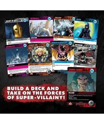 DC Deck-Building Game: Heroes Unite- Play as Hawkman Nightwing and Bat Girl from the DC Multiverse- Super Hero Board Game- Fo...