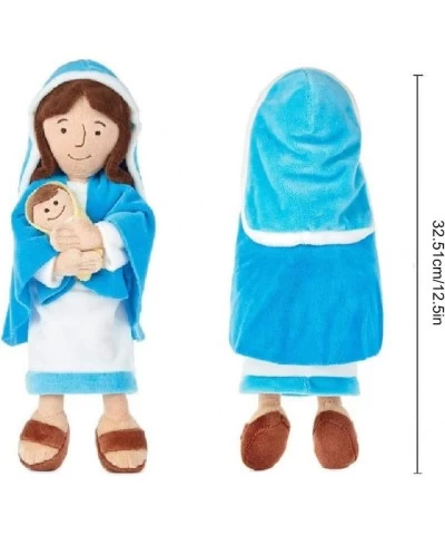 Virgin Mary Plush Doll - Mary Holding Baby Jesus Stuffed Doll Stuffed Mary Jesus Plush Toy Religious Party Favors Gift Decora...