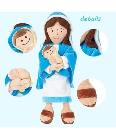 Virgin Mary Plush Doll - Mary Holding Baby Jesus Stuffed Doll Stuffed Mary Jesus Plush Toy Religious Party Favors Gift Decora...