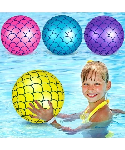 Mermaid Beach Balls Inflatable Mermaid Party Favors Summer Water Toy 8.66 Inches Mermaid Party Decorations for Outdoor Beach ...