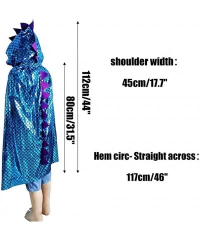 Dinosaur Cape Dragon Hooded Cloak Halloween Costume Boy Girl Toddler Dress Up Clothes 3-8 Years Old $25.56 Kids' Costumes