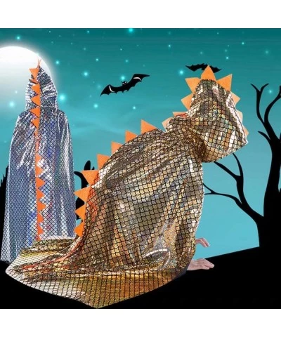 Dinosaur Cape Dragon Hooded Cloak Halloween Costume Boy Girl Toddler Dress Up Clothes 3-8 Years Old $25.56 Kids' Costumes