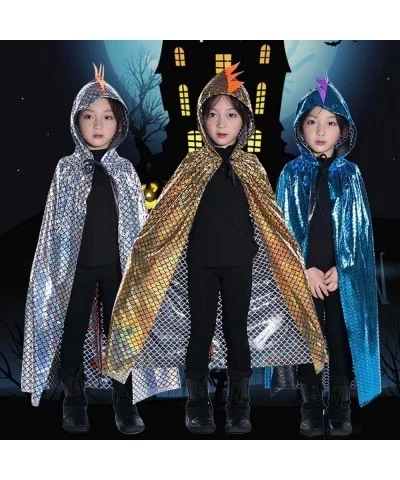 Dinosaur Cape Dragon Hooded Cloak Halloween Costume Boy Girl Toddler Dress Up Clothes 3-8 Years Old $25.56 Kids' Costumes