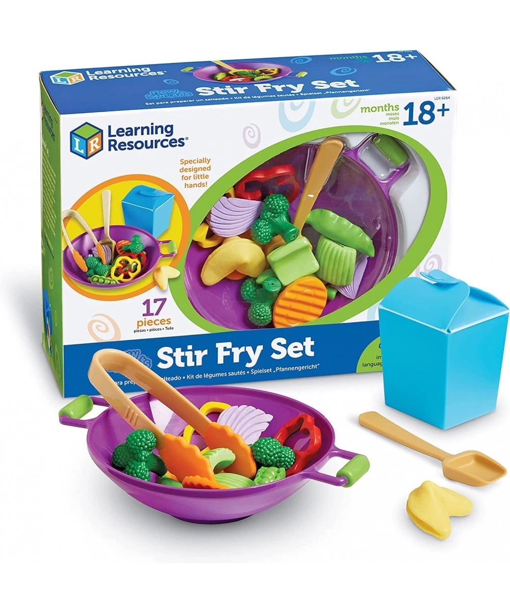 New Sprouts Stir Fry Play Food Set Toy Wok Pretend Play Toys for Toddlers Kitchen Toys 17 Piece Set Ages 18 mos+ $40.73 Toy K...