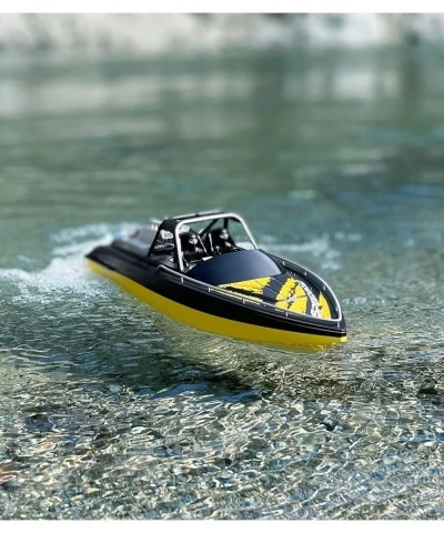 RC Boat for Adults and Kids Q12 2.4GHz High-Speed Remote Control Boat with Dual Motors 2 Rechargeable Battery Low Battery Rem...