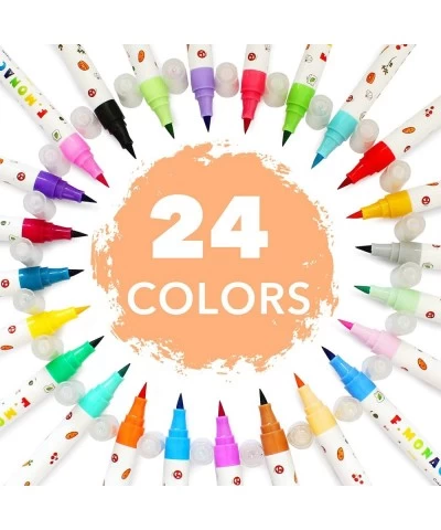 Color Markers for Kids Ages 2-4 Years 24 Colors Washable Toddler Markers for Coloring Books Safe Non Toxic Art School Supplie...