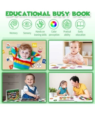 Busy Book for Preschool Toddlers Quiet Book with 15 Themes for Ages 3+ Kids Activity Binder Montessori Toys Autism and Early ...