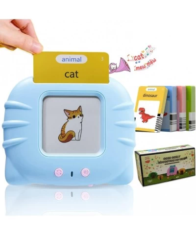 Educational Toys for 1 2 3 4 Year Old Toddler Talking Flash Cards Speech Therapy Toys 112 Pcs Flash Cards 224 Words Birthday ...