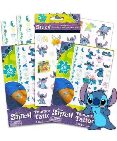 Disney Stitch Party Favors Set for Kids - Lilo and Stitch Party Supplies Bundle with 50 Stitch Temporary Tattoos and 72 Stitc...