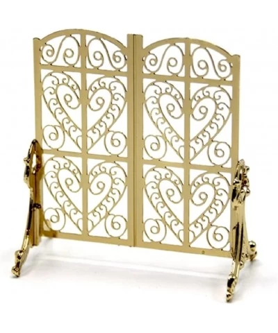 Dolls House Miniature Fireplace Accessory Ornate Victorian Fire Screen Guard $39.55 Dollhouse Accessories