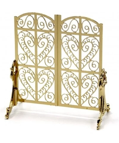 Dolls House Miniature Fireplace Accessory Ornate Victorian Fire Screen Guard $39.55 Dollhouse Accessories