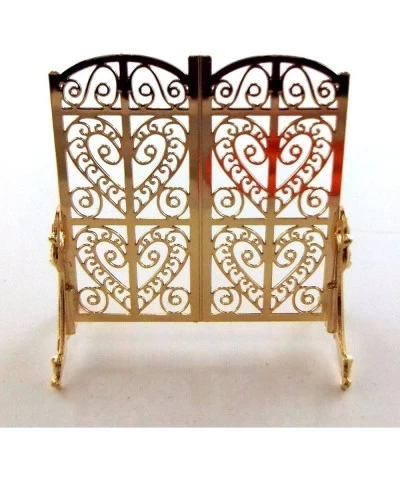 Dolls House Miniature Fireplace Accessory Ornate Victorian Fire Screen Guard $39.55 Dollhouse Accessories