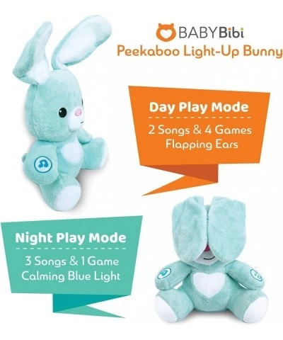 Singing Bunny Stuffed Animal - Interactive Soft Plush Peekaboo Bunny 16 inches Tall. Peek a Boo Animal Toy. for Ages 6 Months...