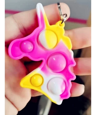 (Classroom Students Kids Party Favors)24 Packs Bulk Small Space Mini Pop Keychain Toy UFO Cute Y Baby Turtle Starship Sensory...