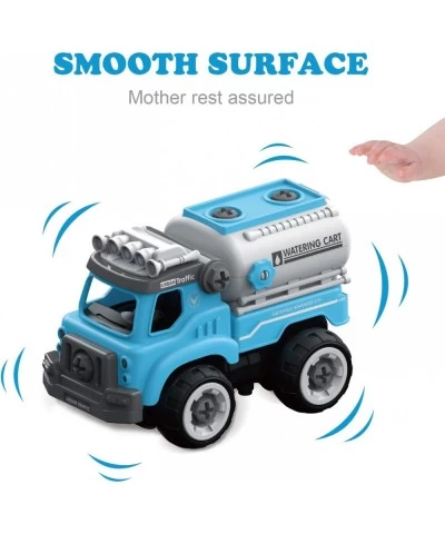 Take Apart Toy 3 in 1 Remote Control Stem Trucks with Electric Drill and Screwdriver City Squad Building Vehicle Play Toys fo...