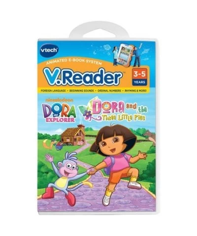 V.Reader Cartridge - Dora and the Three Little Pigs - 80-280900 $31.98 Electronic Learning & Education Toys