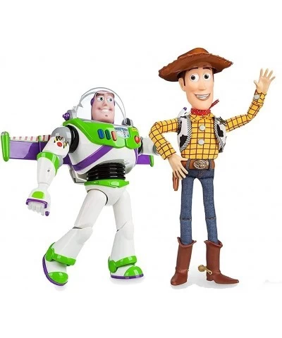 ToyStory Disney Advanced Talking Action Figure Pull String Woody Buzz Bundle - Disney Exclusive $103.43 Action Figures