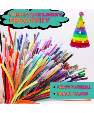 [465 Pcs] 365 Pieces Pipe Cleaners with 100Pcs Wiggle Eyes 37 Assorted Colors Chenille Stems for Kids Arts Crafts Projects an...