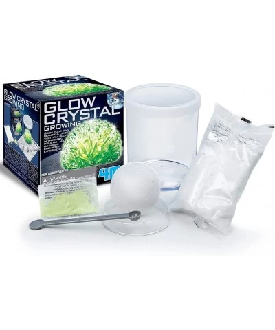 Glow Crystal Growing Kit - Grow a DIY Crystal Experiment Specimen A Great Educational STEM Toys Crystal Making Gift for Kids ...