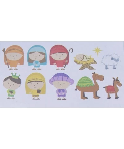 Christmas Nativity Foam Sticker Set - 120 Pieces $24.12 Kids' Stickers