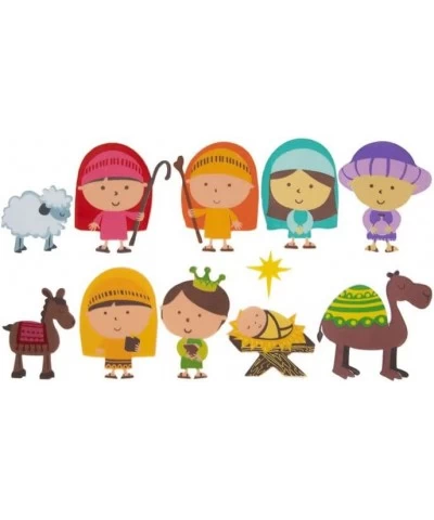 Christmas Nativity Foam Sticker Set - 120 Pieces $24.12 Kids' Stickers