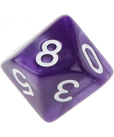 10pcs Multi-Sided Dice with Numbers 1-10 Game Dies Toy for Boys & Girls Roleplay Party Supplies Opaque Purple $15.02 Game Acc...