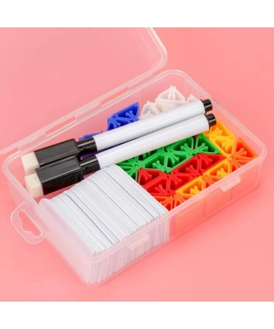 112 Pcs Blank Game Board Markers and Game Card Stands with Black Marker Pens 65 Plastic Token Cards DIY Game Markers with 45 ...