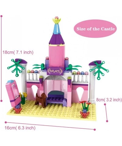 Dream Girls Building Blocks Toys King Prince Princess Pink Palace and Castle Building Sets for Boys and Girls Preschool Educa...