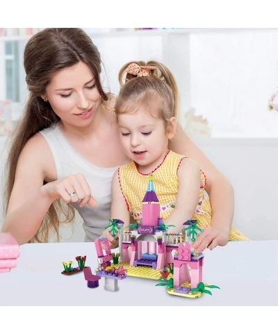 Dream Girls Building Blocks Toys King Prince Princess Pink Palace and Castle Building Sets for Boys and Girls Preschool Educa...