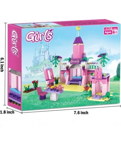 Dream Girls Building Blocks Toys King Prince Princess Pink Palace and Castle Building Sets for Boys and Girls Preschool Educa...