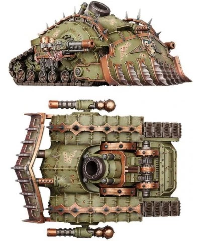 99120102075" Death Guard Plagueburst Crawler Miniature $89.85 Board Games