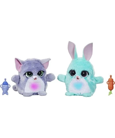 Fuzzalots Kitty and Bunny Color Change Interactive Feeding Toy Lights and Sounds Ages 4 and up $25.70 Plush Interactive Toy F...