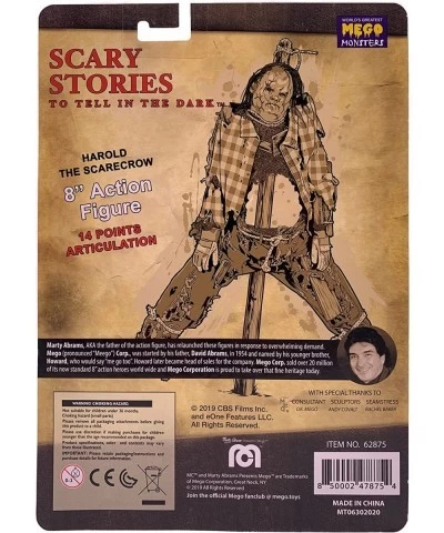 Horror: Scary Stories to Tell in The Dark: Harold Scarecrow 8" Action Figure $40.20 Action Figures