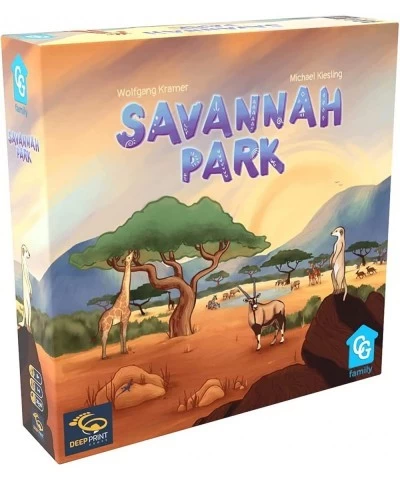 Capstone Games: Savannah Park Strategy Board Game Simple Gameplay Highly Interactive Strategies 1 to 4 Players 20 to 40 Minut...