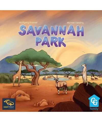 Capstone Games: Savannah Park Strategy Board Game Simple Gameplay Highly Interactive Strategies 1 to 4 Players 20 to 40 Minut...