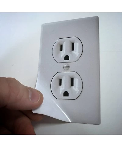 Electrical Outlet Funny Gag Prank - Sticker $16.70 Gags & Practical Joke Toys