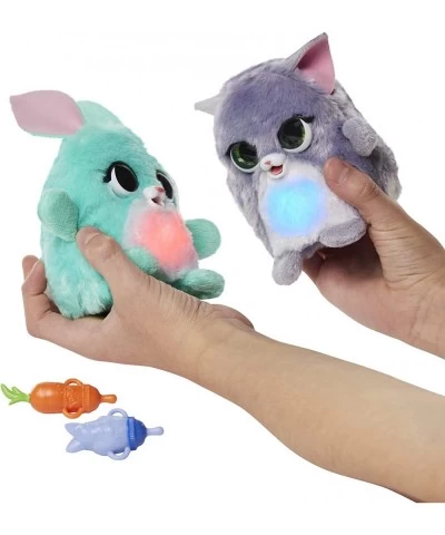 Fuzzalots Kitty and Bunny Color Change Interactive Feeding Toy Lights and Sounds Ages 4 and up $25.70 Plush Interactive Toy F...