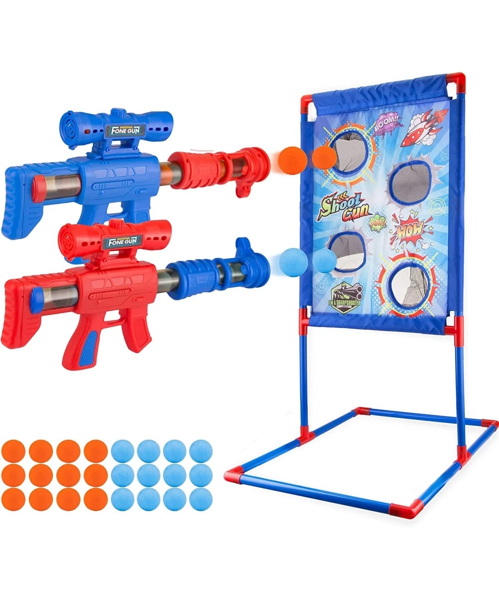 Shooting Game Toy for Age 6 7 8 9 10+ Years Old Kids Boys 2pcs Foam Ball Popper Air Guns and Shooting Target and 24 Foam Ball...