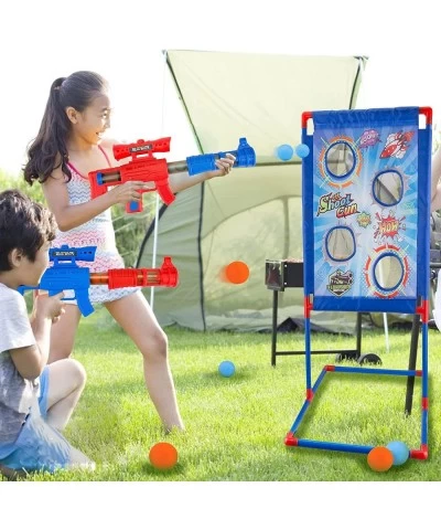 Shooting Game Toy for Age 6 7 8 9 10+ Years Old Kids Boys 2pcs Foam Ball Popper Air Guns and Shooting Target and 24 Foam Ball...