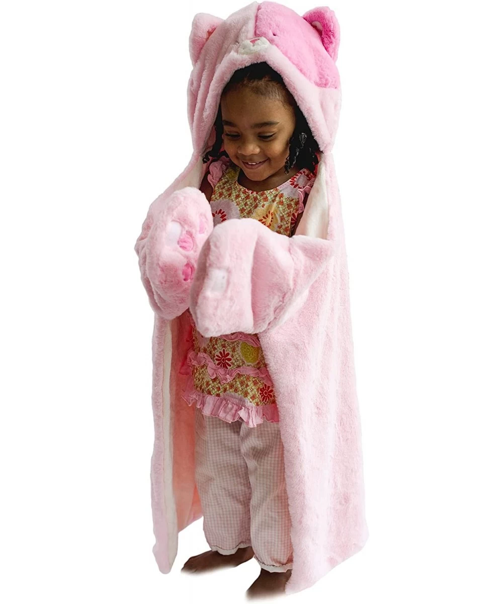 | Wild for Style | 2-in-1 Transformable Character Cape & Plush Pal – Pink Cat $52.72 Stuffed Animals & Teddy Bears