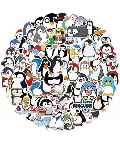 100pcs Penguin Stickers for Kid Hydroflask Cute Cartoon Penguin Stickers Lovely Trendy Aesthetic Vinyl Stickers Waterproof Wa...