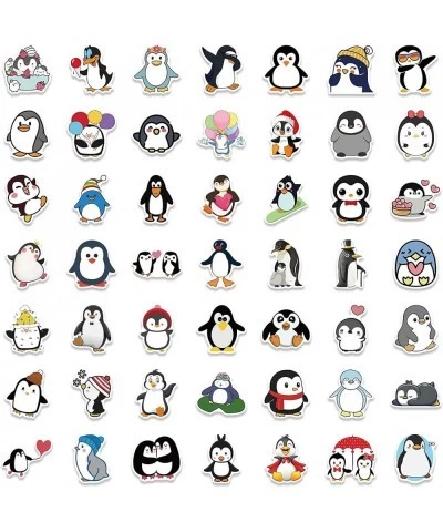 100pcs Penguin Stickers for Kid Hydroflask Cute Cartoon Penguin Stickers Lovely Trendy Aesthetic Vinyl Stickers Waterproof Wa...